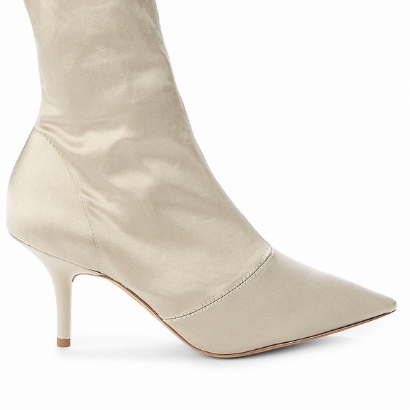 HOST PIC YEEZY STUNNING EDGY TEXTILE POINT-TOE LUXURY SOCK BOOTS SIZE 8.5 - Picture 5 of 14